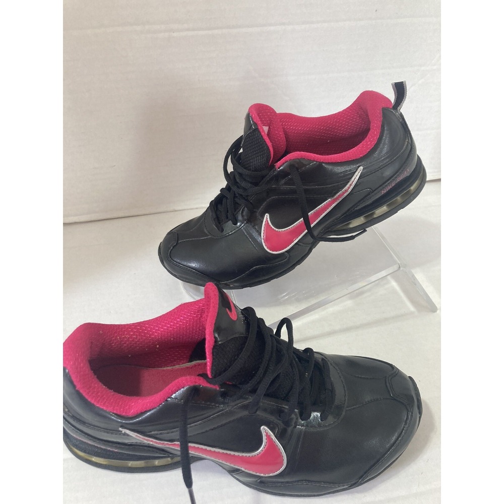 Nike Womens Reax Pink Black Workout Casual Athletic Shoes US 11 j228